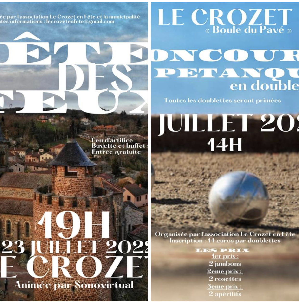 Affiches festivités 2022